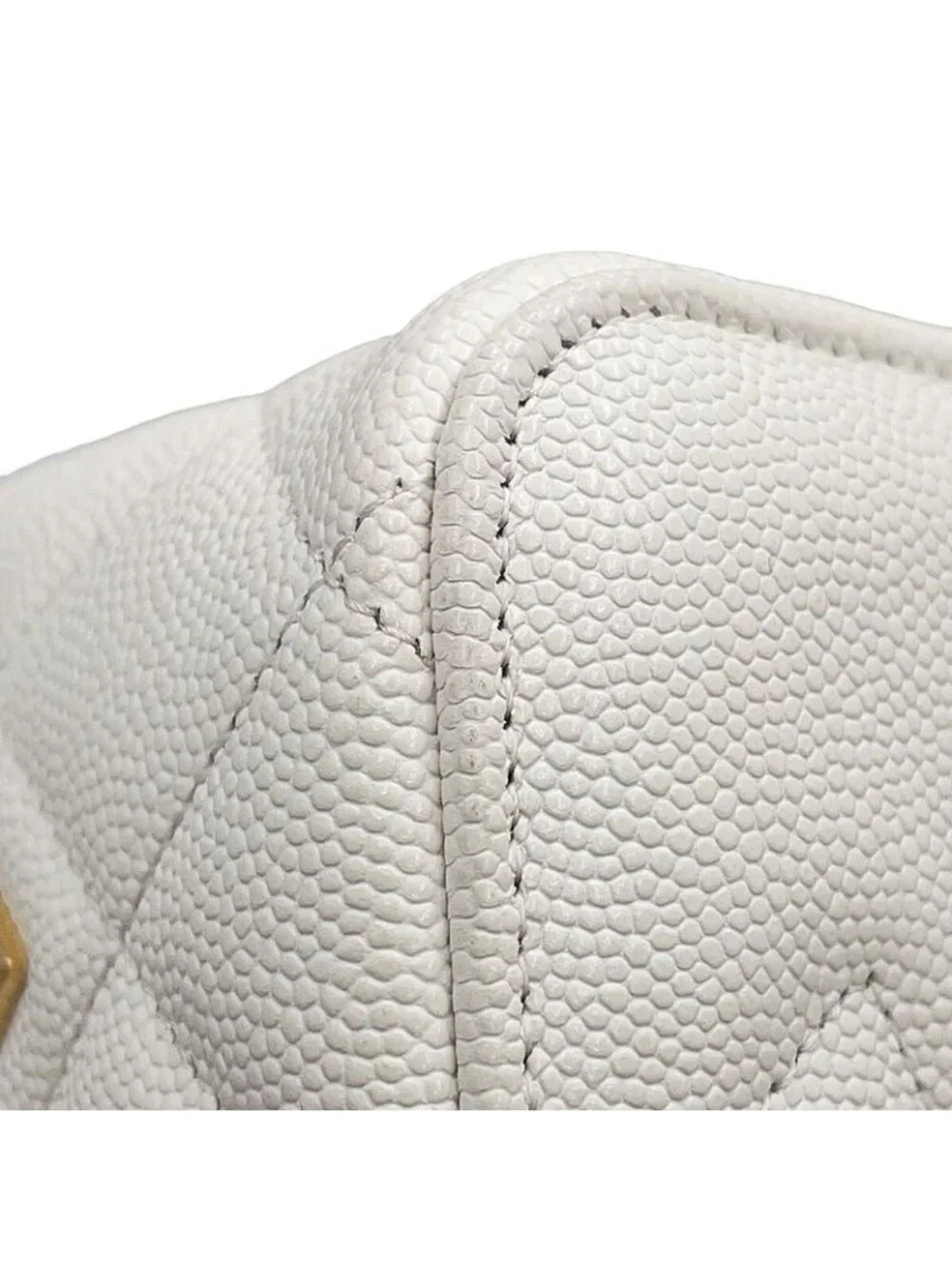 Chanel Chain Shoulder Bag Vanity CC Logo Quilted Playing Card Caviar Leather - Picture 7 of 10